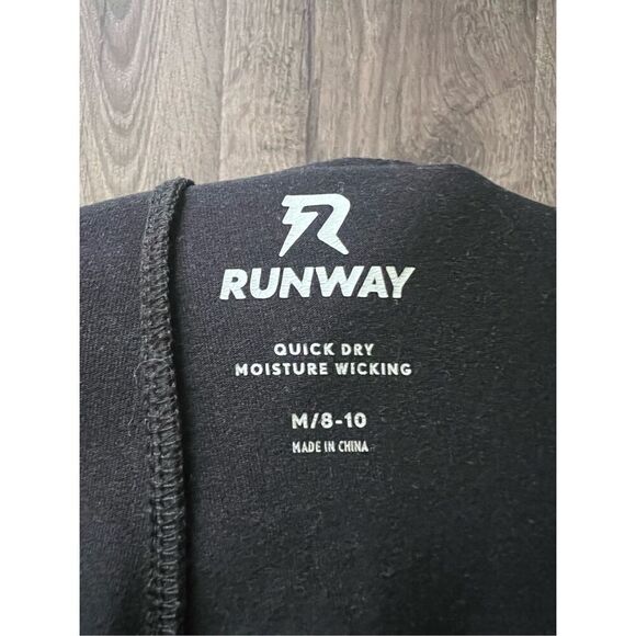 Runway Black Jogger Pants size M(8-10) Unisex /Comfortable/Working drawstring - Picture 4 of 5